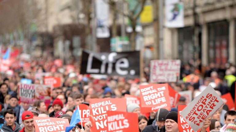 The eighth amendment commits authorities to equally defend the right to life of a mother and an unborn child