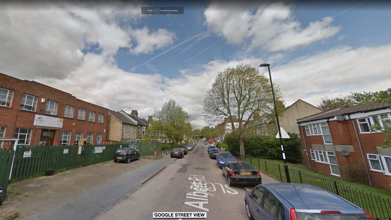 The man died on Albert Road, South Norwood