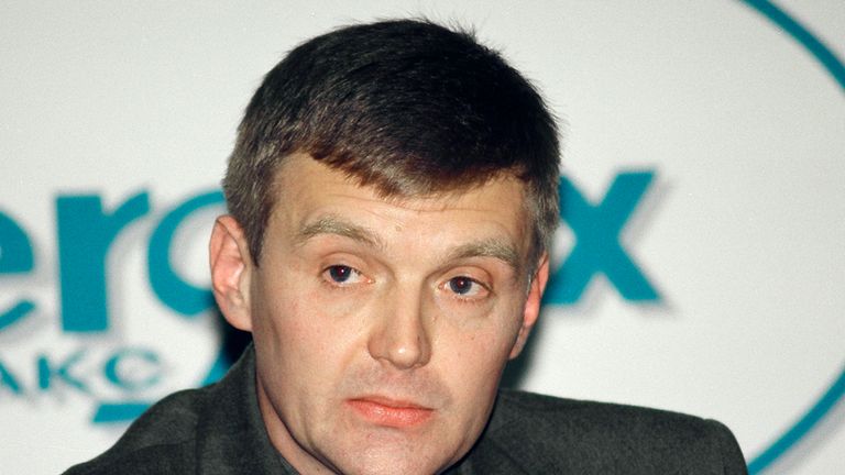 Alexander Litvinenko, pictured in 1998, accused President Putin of ordering his death