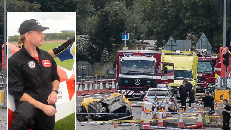 Andy Hill has been charged over the crash
