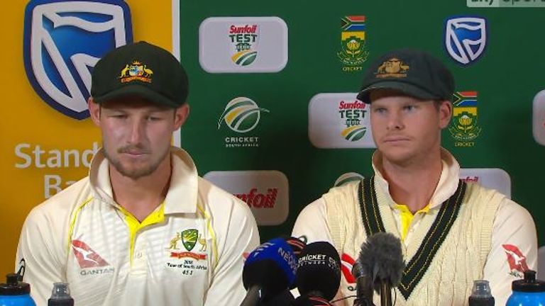 Australian cricketers Cameron Bancroft and Steve Smith admitted ball tampering against South Africa