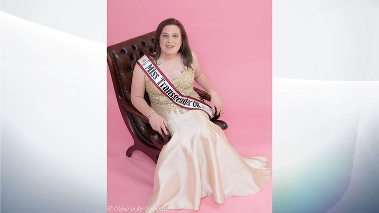 Bea Wood is Miss Transgender UK. Pic: Maddy - Colour in the country