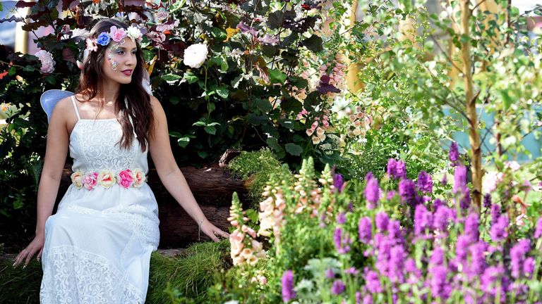 The Royal Horticultural Society holds an flower show in the country