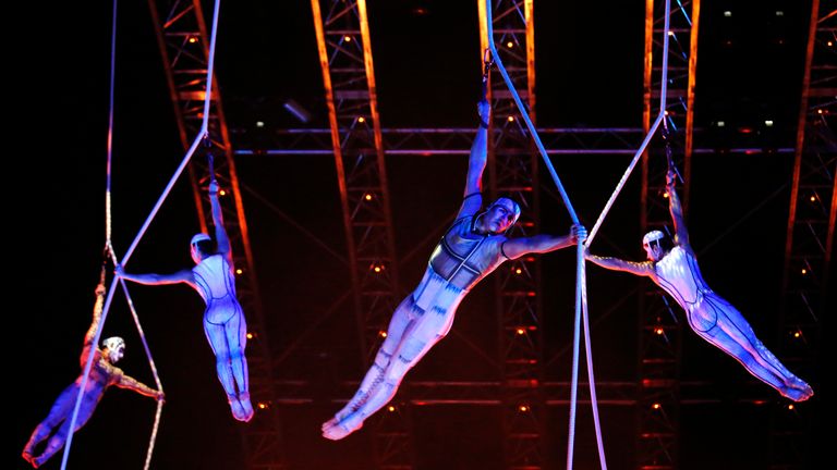 Cirque du Soleil, at the Royal Albert Hall in London, 2014