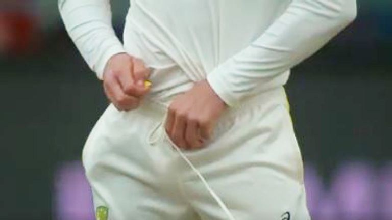 Cameron Bancroft attempted to hide the tape in his trousers