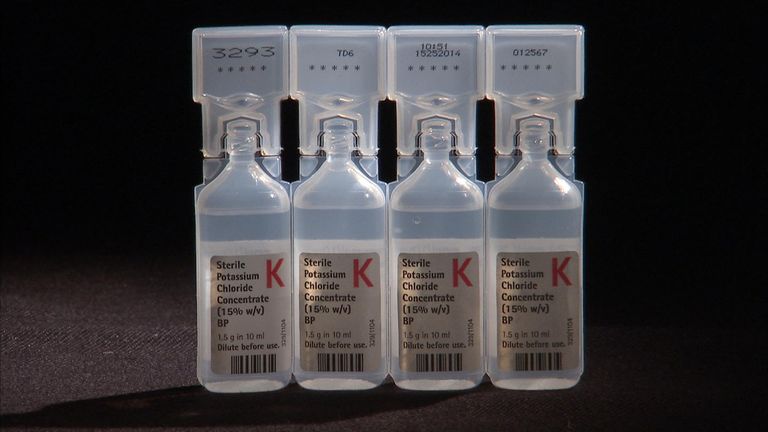 Potassium Chloride is used in executions to stop the heart