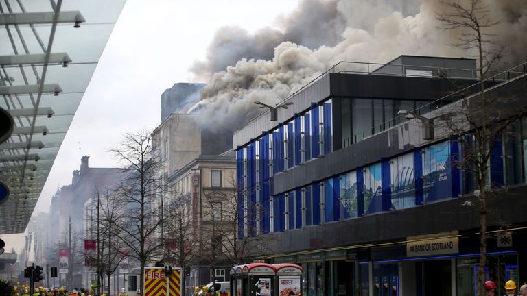 Glasgow fire