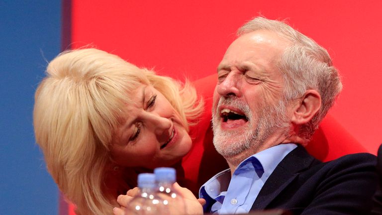 Jeremy Corbyn and Jennie Formby