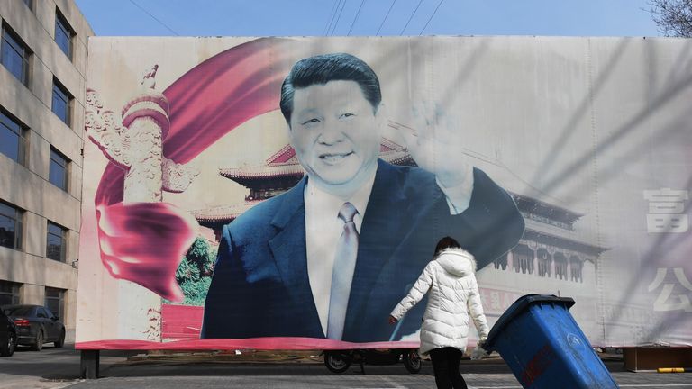 Chinese President Xi Jinping  congratulated his Russian counterpart on re-election