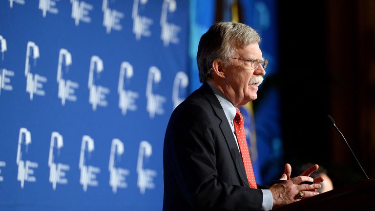 Former United States ambassador to the United Nations John Bolton speaks during the Republican Jewish Coalition spring leadership meeting at The Venetian Las Vegas on March 29, 2014 in Las Vegas, Nevada