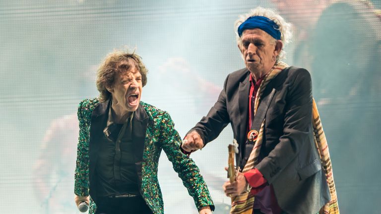 The pair became music icons after former the Rolling Stones