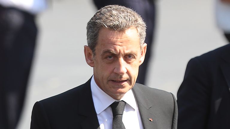 Ex French President Nicolas Sarkozy Arrested Over Campaign Financing World News Sky News