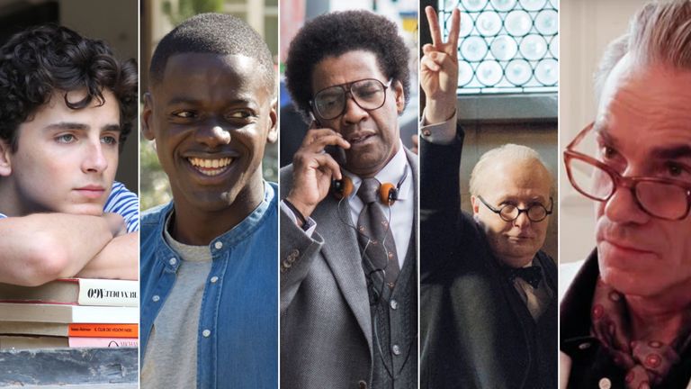 Timothée Chalamet, Daniel Kaluuya, Denzel Washington, Gary Oldman, Daniel Day-Lewis