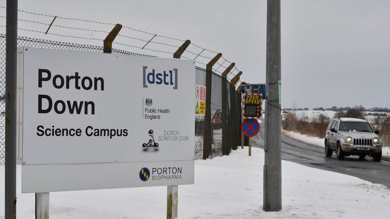 The Ministry of Defence&#39;s Porton Down research centre