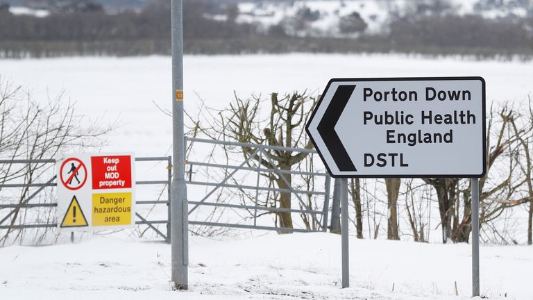 The Porton Down research centre near Salisbury