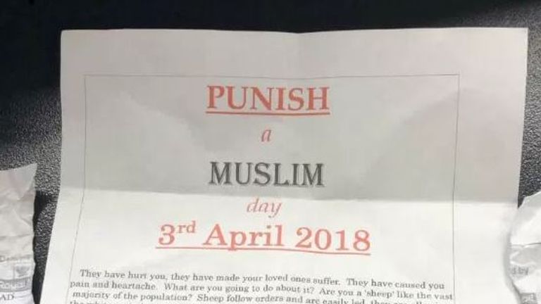 The letter claims that Europe and North America could become Sharia-led police states