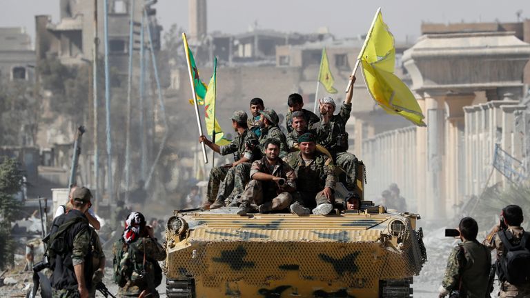 Raqqa was freed from the stranglehold of IS