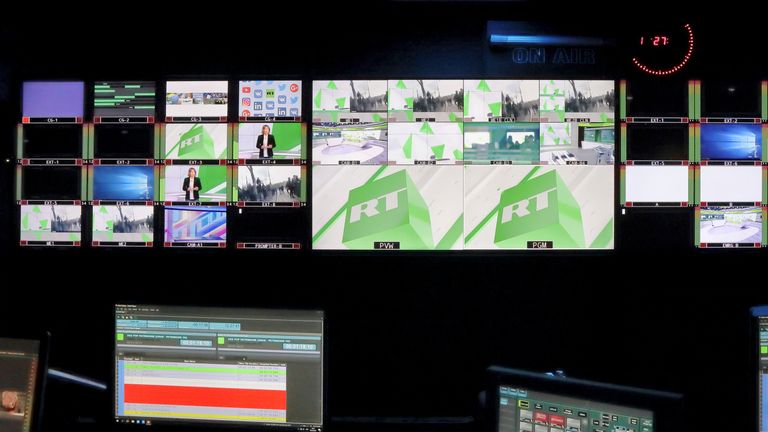 RT has been placed on notice by Ofcom. File pic
