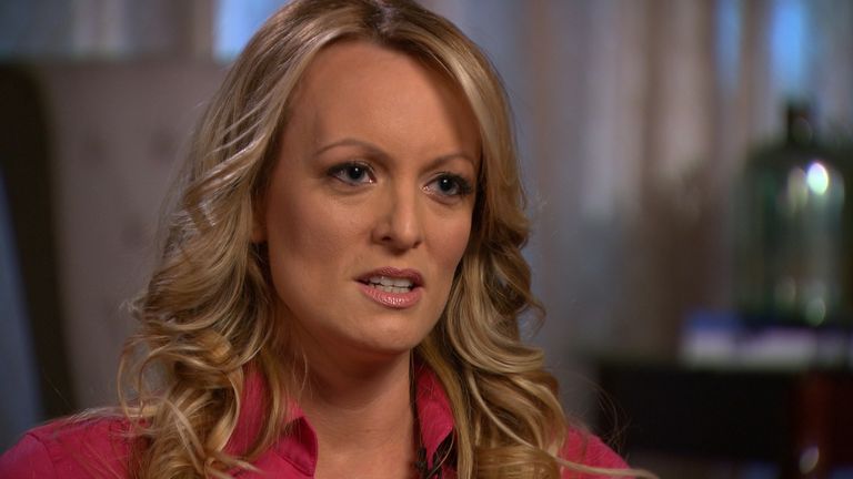 Stormy Daniels claims she was threatened to stay silent over the alleged affair