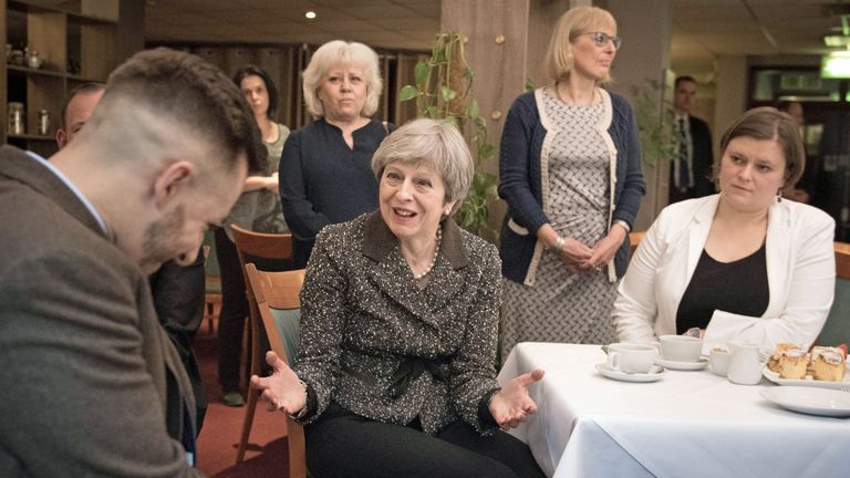 The PM visited the Polish community in west London
