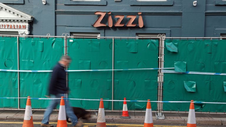 Trace elements of the nerve agent have been found at a Zizzi restaurant in Salisbury