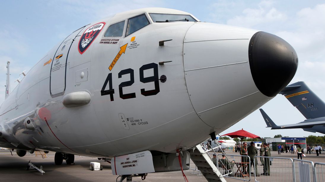 The P-8A surveillance aircraft will be based in Japan
