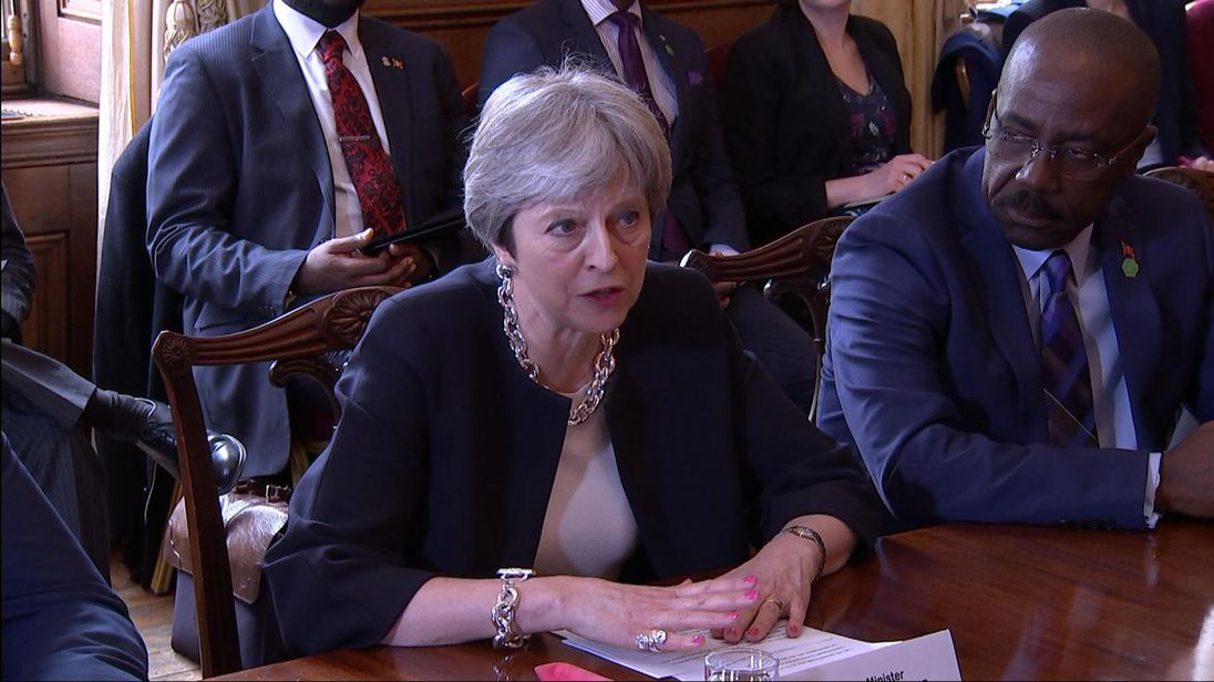 The PM says the Government is "genuinely sorry for any anxiety that has been caused" during a meeting with Caribbean leaders.