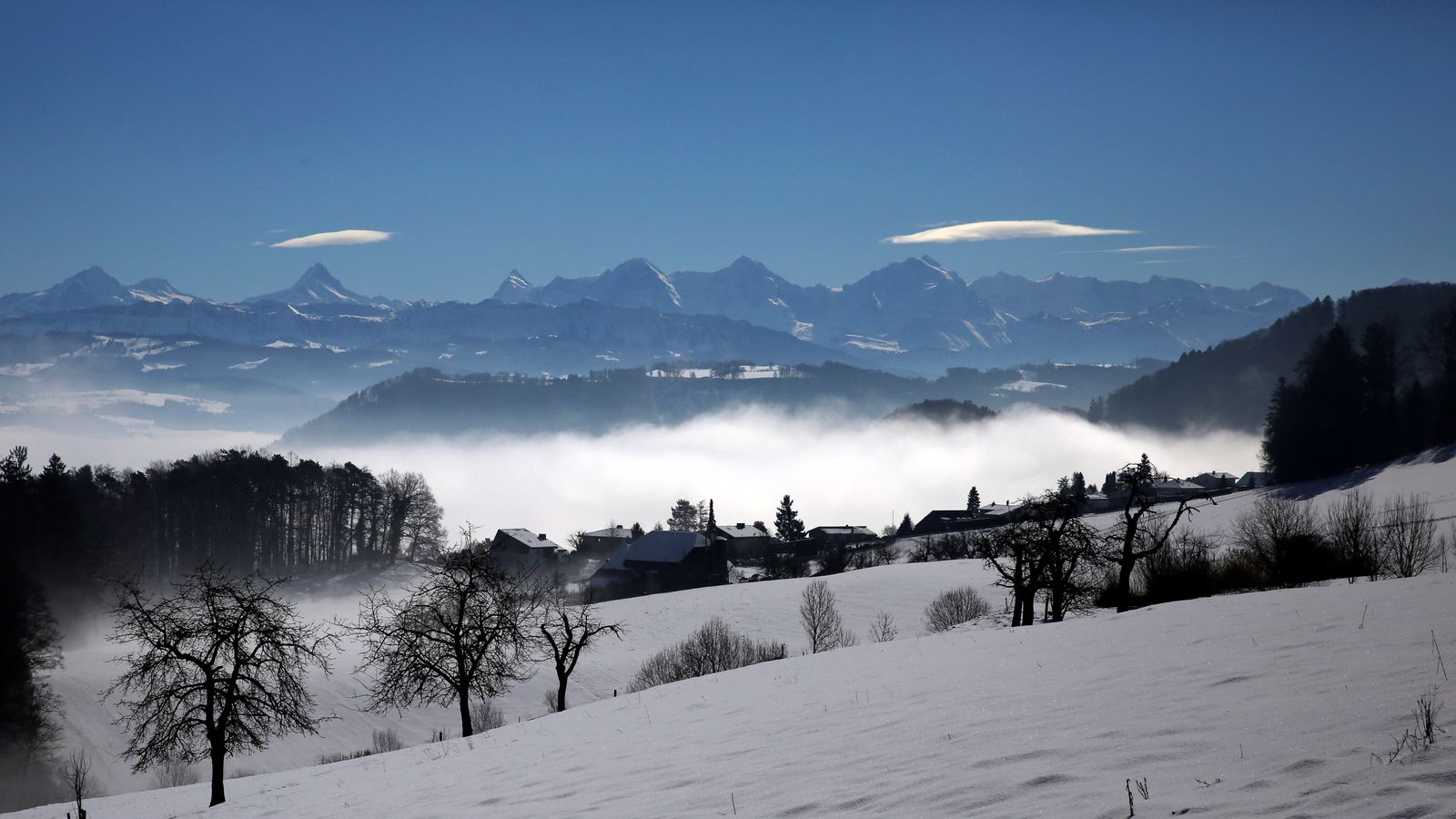 Four Skiers Die In Swiss Alps After Spending Night Outdoors World News Sky News