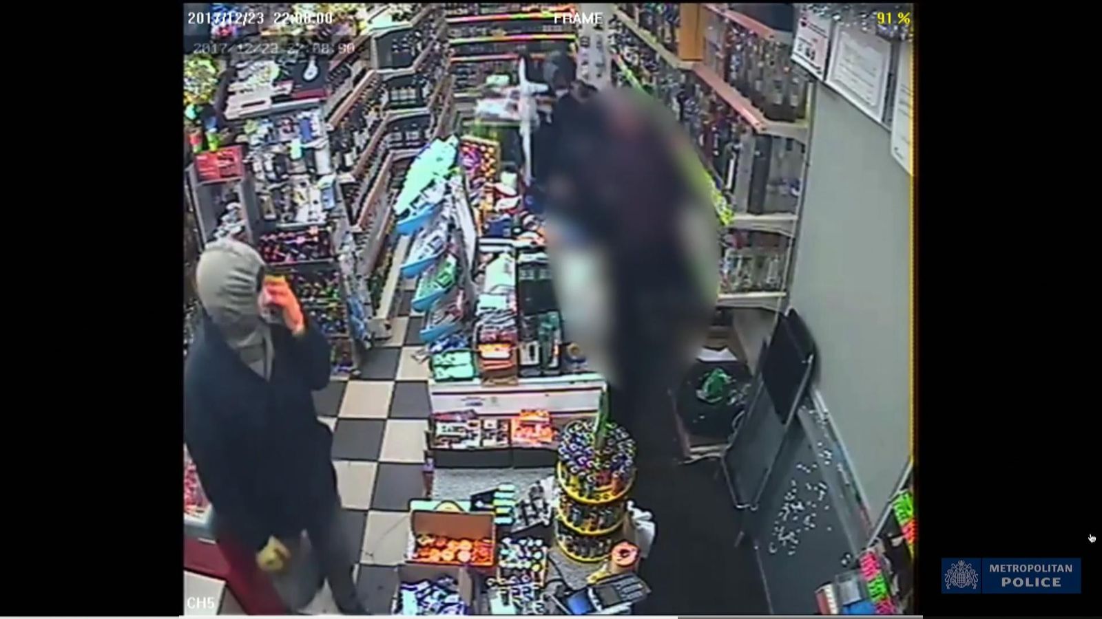 CCTV Released Of Shopkeeper Being Stabbed In Twickenham | News UK Video ...