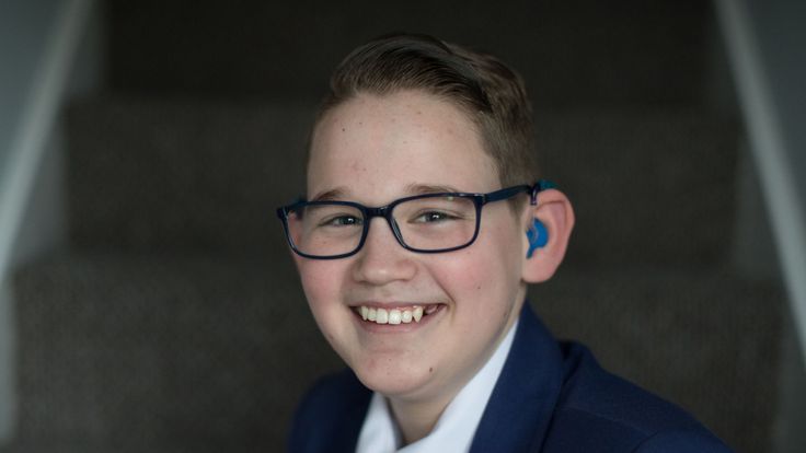 Reuben Litherland was born deaf - but it has not held him back