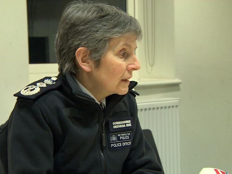 Met Commissioner Cressida Dick