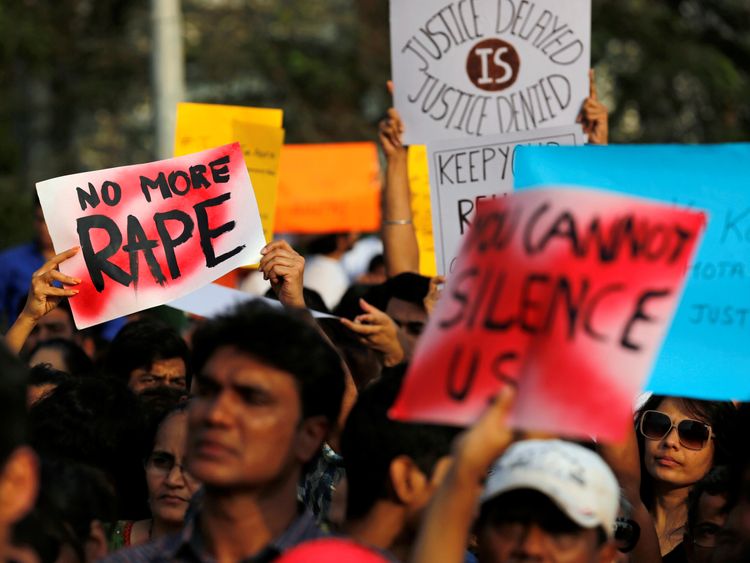 Eight in court after gang rape and killing of girl, 8 Eight in court after gang rape and killing of girl, 8