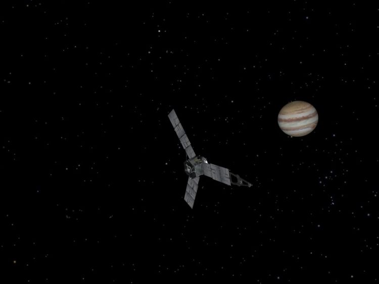 Juno entered Jupiter's orbit on 4 July 2016. Pic: NASA
