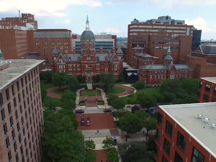 The transplant was carried out  by surgeons at John Hopkins university hospital