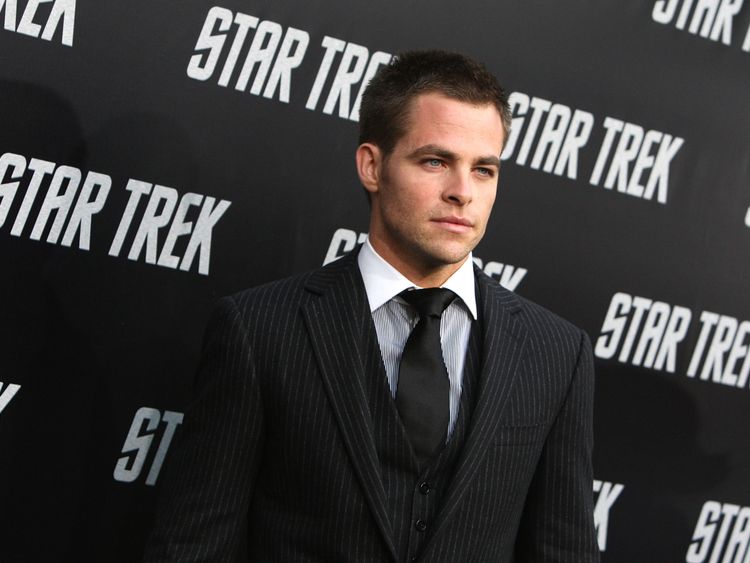 Chris Pine has played James T Kirk since the 2009 reboot