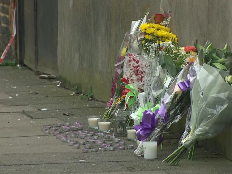 People have been laying flowers and candles in Tanesha's memory