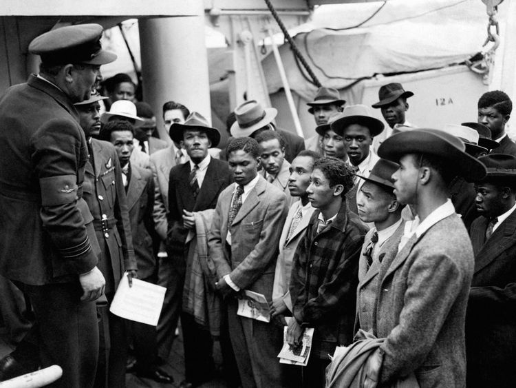 Jamaican immigrants welcomed to Britain