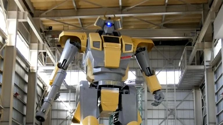 Giant &#39;Gundam&#39; Robot built by Japanese engineer 