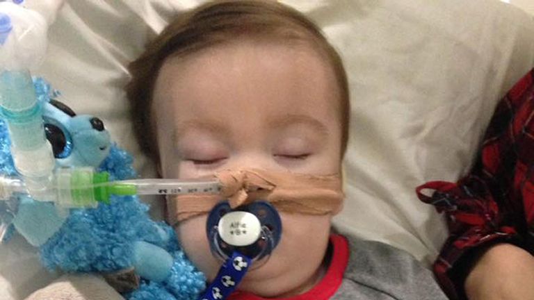 Alfie Evans, who has been at the centre of a life-support battle