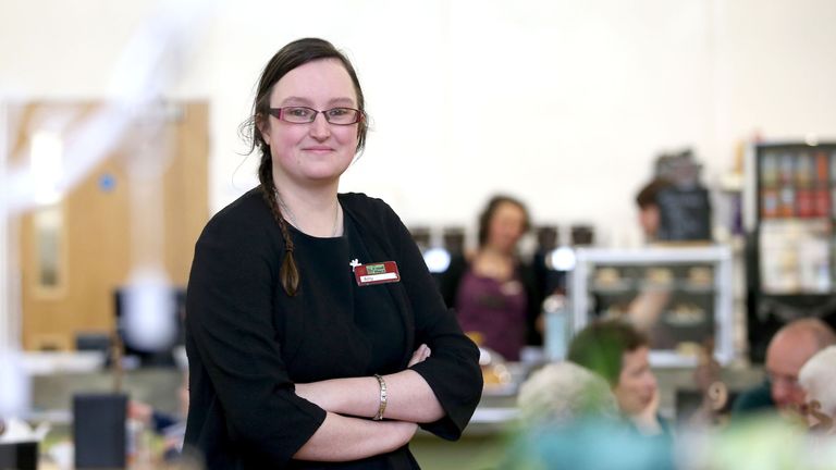 Amy Wright works to offer training opportunities for young adults with additional support needs