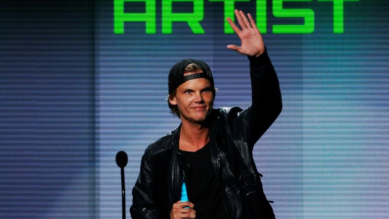 Avicii was named best electronic dance music artist at the American Music Awards in 2013