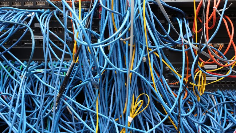 In this photo illustration, network cables are plugged in a server room on November 10, 2014 in New York City. U.S. President Barack Obama called on the Federal Communications Commission to implement a strict policy of net neutrality and to oppose content providers in restricting bandwith to customers