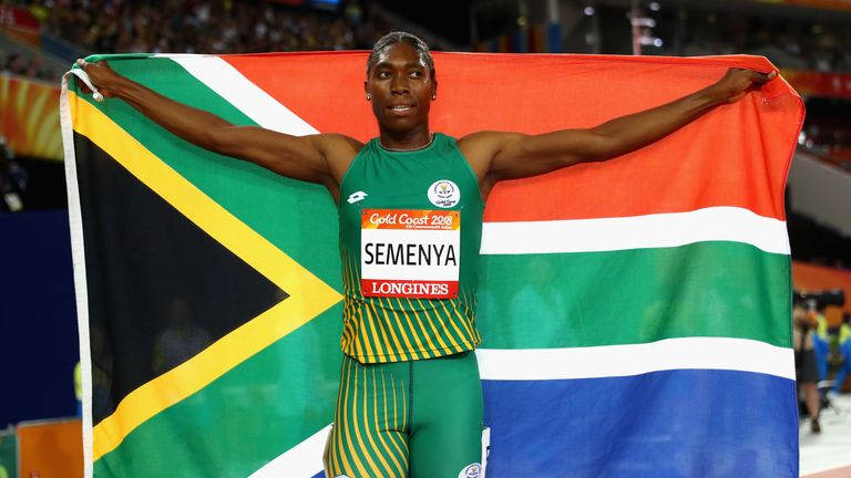 Semenya is a two-time Olympic 800-metre champion