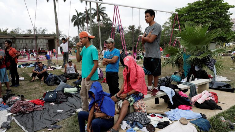 Central American migrants are travelling to the US