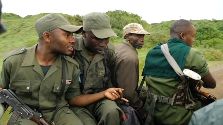 The rangers at Kahuzi-Biega park in Congo