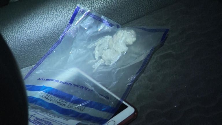 Drugs, including crack cocaine, were seized 