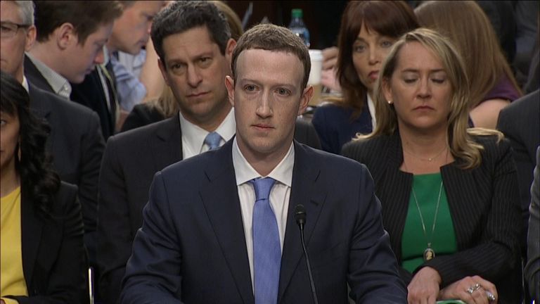 Mark Zuckerberg appears before Congress 