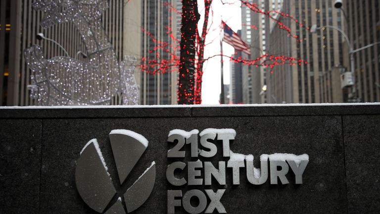 A branch of 21st Century Fox was raided. File pic