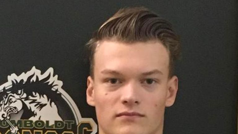 Logan Hunter was among the victims. Pic: Humboldt Broncos website