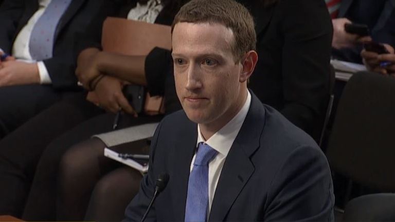 Mark Zuckerberg testifies before Congress